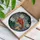 Red Orange Koi Fish Elaborate Fins White Lotus Flower Stained Glass Water Art Gift Stained Glass Suncatcher - 3
