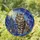 Tabby Cat Emerald Eyes Gothic Castle Full Moon Cosmic Night Sky Stained Glass Stained Glass Suncatcher - 1
