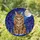 Maine Coon Cat Gothic Castle Full Moon Celestial Night Sky Stained Glass Art Stained Glass Suncatcher - 1