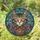 Tabby Cat Tiffany Glass Art - Detailed Feline Mosaic Geometric Window Design for Cat Lovers Stained Glass Suncatcher - 1