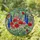 Tiffany Style Stained Glass Wildflower Field - Red Poppies, Daisies, Botanical Garden Decor Stained Glass Suncatcher - 1