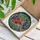 Tiffany Style Stained Glass Wildflower Field - Red Poppies, Daisies, Botanical Garden Decor Stained Glass Suncatcher - 3