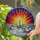 Winter Village Church Sunset Snow Hills - Tiffany Style Radiant Jewel Tone Stained Glass Art Stained Glass Suncatcher - 2