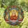 Buddha Lotus Vitarka Mudra Radiating Halo Two Smaller Buddhas Stained Glass Mosaic Stained Glass Suncatcher - 1