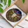 Bull Skull Tiffany Stained Glass Art Poppies Marigolds Starry Night Moon Botanical Foliage Decor Stained Glass Suncatcher - 3