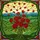 Tiffany Style Stained Glass Red Roses & Petals, Green Hills Blue Mountains Jewel Tones Stained Glass Suncatcher - 5