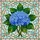 Blue Hydrangea Stained Glass Mosaic - Tiffany Style Jewel Tone Floral Window Art Display Stained Glass Suncatcher - 5