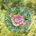 Pink Rose Tiffany Style Stained Glass Art, Rosebuds & Intricate Botanical Mosaic Stained Glass Suncatcher - 1