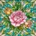 Pink Rose Tiffany Style Stained Glass Art, Rosebuds & Intricate Botanical Mosaic Stained Glass Suncatcher - 5