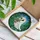Cartoon Ghost Potted Plant Monstera Leaves Stained Glass Art Mosaic Botanical Sky Stained Glass Suncatcher - 3