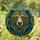 Stained Glass Bear Head Tiffany Style Jewel Tones - Piercing Teal Eyes Intricate Mosaic Fur Art Stained Glass Suncatcher - 1