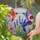 Detailed Hummingbird Floral Stained Glass Art - Vibrant Tiffany Style Garden Window Decor Stained Glass Suncatcher - 2