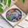 Detailed Hummingbird Floral Stained Glass Art - Vibrant Tiffany Style Garden Window Decor Stained Glass Suncatcher - 3