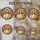 Jesus Christ Portrait Stained Glass - Golden Halo Blessing Christian Home Decor Gift Stained Glass Suncatcher - 4