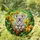 Koala Bear Orchid Stained Glass Mosaic Art - Glowing Translucent Tiffany Style Home Decor Stained Glass Suncatcher - 1