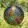 Vibrant Mosaic Birds Tiffany Stained Glass - Full Moon Celestial Foliage Jewel Tones Stained Glass Suncatcher - 1