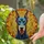 Doberman Pinscher Stained Glass Art - Detailed Tiffany Dog Window Decor Gift Stained Glass Suncatcher - 2
