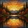 Stained Glass Lake Sunset Mountain Pine Trees Autumn Foliage Reflection Stained Glass Suncatcher - 5