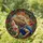 Bearded Dragon Stained Glass Tiffany Style - Autumn Leaves Foliage Jewel Tone Mosaic Stained Glass Suncatcher - 1