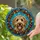 Goldendoodle Dog Stained Glass Mosaic Art - Intricate Tiffany Style Pet Lover Gift for Dog Moms Stained Glass Suncatcher - 2