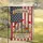 Distressed American Flag Wildflowers - Freedom Democracy Truth USA 250th Anniversary 1776-2026 Garden Flag - 5