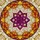 Highly Detailed Celtic Knot Fleur-de-lis Stained Glass Autumn Foliage Berries Mosaic Stained Glass Suncatcher - 5