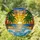Tiffany Stained Glass Sunset Ocean Palm Trees Birds - Warm Hues Intricate Beach Decor Stained Glass Suncatcher - 1