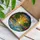 Tiffany Stained Glass Sunset Ocean Palm Trees Birds - Warm Hues Intricate Beach Decor Stained Glass Suncatcher - 3