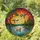 Three Mallard Ducks Flying Swimming Sunset Lake Pine Trees Stained Glass Nature Lover Gift Stained Glass Suncatcher - 1