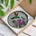 Iridescent Green Hummingbird Stained Glass Art with Tiffany Style Flowers & Mosaic Background Stained Glass Suncatcher - 3