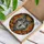 Wolf Head Piercing Amber Eyes Autumn Foliage Tiffany Stained Glass - Animal Lover Gift Stained Glass Suncatcher - 3