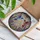 Two Hummingbirds Lavender Flowers Stained Glass Mosaic Art Tiffany Style - Nature Gift Stained Glass Suncatcher - 3