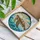 Intricate Sea Turtle Stained Glass Tiffany Style Ocean Waves Sunrays Jewel Tone Art Stained Glass Suncatcher - 3