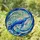 Blue Whale Ocean Waves Stained Glass Tiffany Style Art - Aquatic Life Home Decor Gift Stained Glass Suncatcher - 1