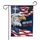Bald Eagle American Flag Christian Cross 1776-2026 - USA 250th Anniversary Gift for Veterans Garden Flag - 3