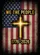 We The People Golden Cross Distressed American Flag 1776-2026 - USA 250th Anniversary Garden Flag - 6