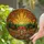 Detailed Toadstool Mushroom Forest Tiffany Stained Glass - Autumn Leaves Sunset Hills Landscape Stained Glass Suncatcher - 2