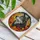 Majestic Wolf Head Autumn Leaves Stained Glass Art - Tiffany Style Home Decor Gift Stained Glass Suncatcher - 3