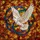 White Dove Autumn Foliage Detailed Mosaic Stained Glass - Jewel Tone Fall Nature Decor Stained Glass Suncatcher - 5