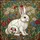 Fluffy White Rabbit Stained Glass - Vibrant Garden Botanical Mosaic Intricate Tiffany Art Stained Glass Suncatcher - 5