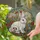 Fluffy White Rabbit Stained Glass - Vibrant Garden Botanical Mosaic Intricate Tiffany Art Stained Glass Suncatcher - 2