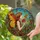 Ethereal Woman Butterfly Wings Tiffany Style Stained Glass Art Floral Garden Nature Decor Stained Glass Suncatcher - 2