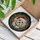 Fluffy White Maltese Maltipoo Dog Portrait Stained Glass Santa Hat Christmas Holiday Gift Stained Glass Suncatcher - 3