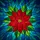 Radiant Poinsettia Tiffany Stained Glass Jewel Tone Mosaic - Christmas Holiday Decor Stained Glass Suncatcher - 5