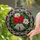 Stained Glass Poinsettia Christmas Bells Holly Berry Mosaic Jewel Tone Holiday Decor Gift Stained Glass Suncatcher - 2