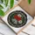 Stained Glass Poinsettia Christmas Bells Holly Berry Mosaic Jewel Tone Holiday Decor Gift Stained Glass Suncatcher - 3