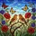 Tiffany Stained Glass Songbirds Wildflowers - Intricate Jewel Tone Butterfly Mosaic Art Stained Glass Suncatcher - 5