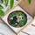 Adult Panda Cub Embrace Tiffany Stained Glass Tropical Jungle Flowers Jewel Tone Art Stained Glass Suncatcher - 3