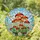 Fantastical Intricate Jewel Tone Mushroom Daisy Golden Moon Stained Glass Home Decor Gift Stained Glass Suncatcher - 1