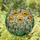 Golden Orange Poppies Stained Glass Art - Tiffany Style Floral Mosaic Window Decor Gift Stained Glass Suncatcher - 1